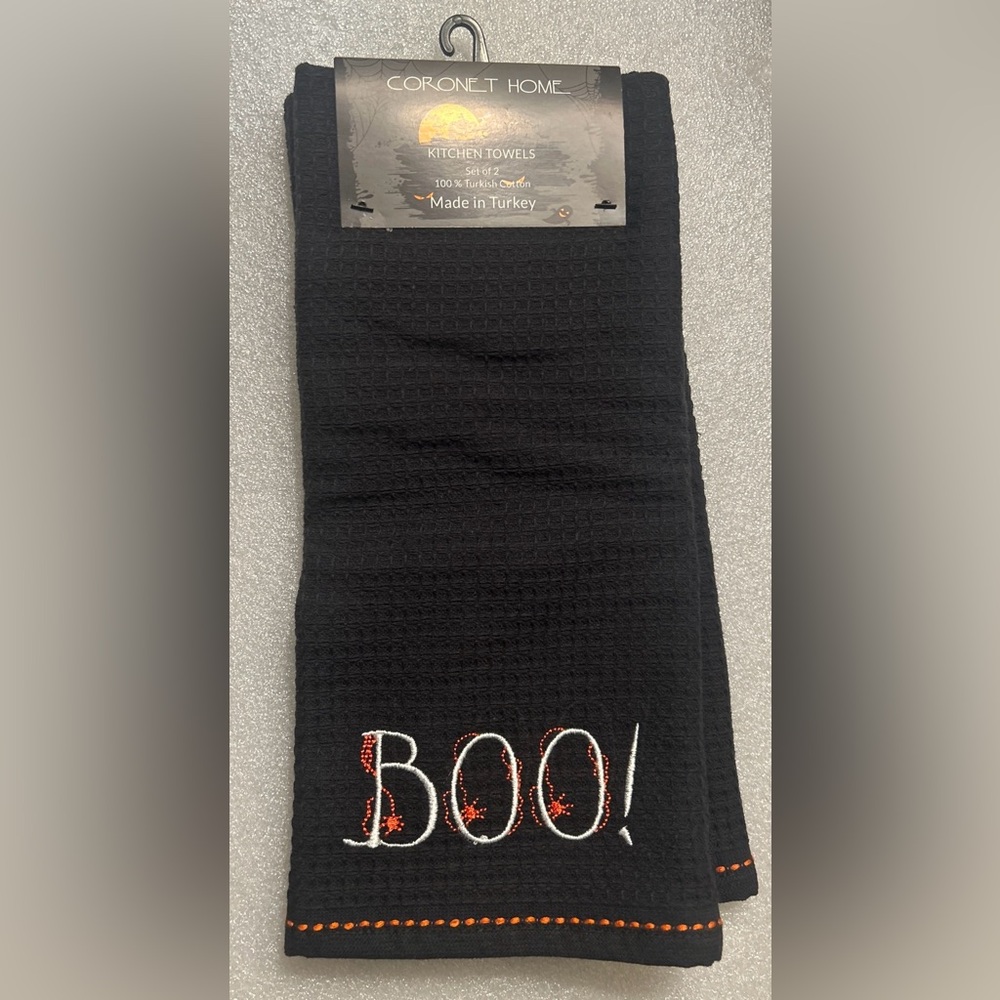 NWT Coronet Home Halloween BOO and Kitchen Outfitters Towels